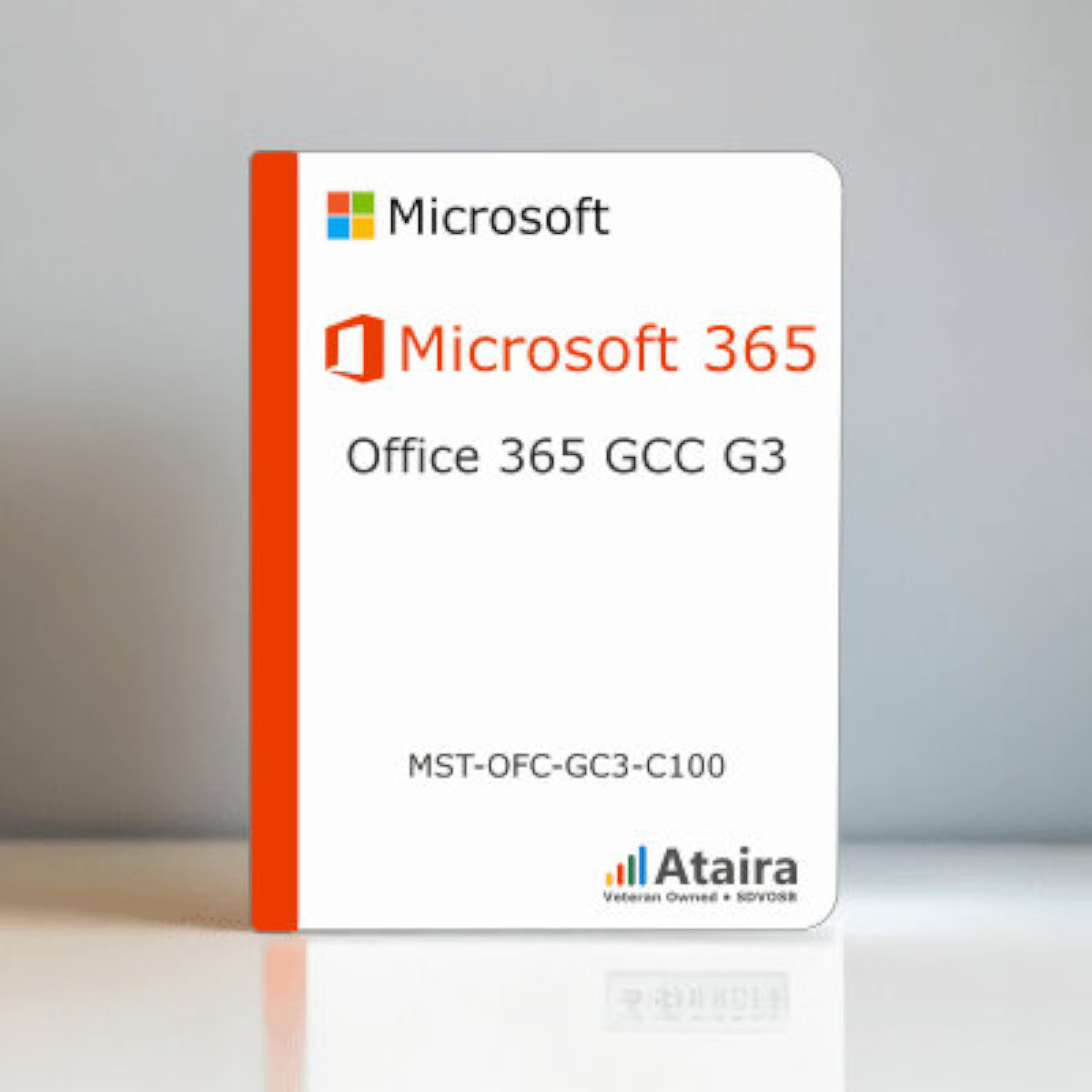 Microsoft Office 365 G3 GCC MSTOFCGC3C100 Ataira
