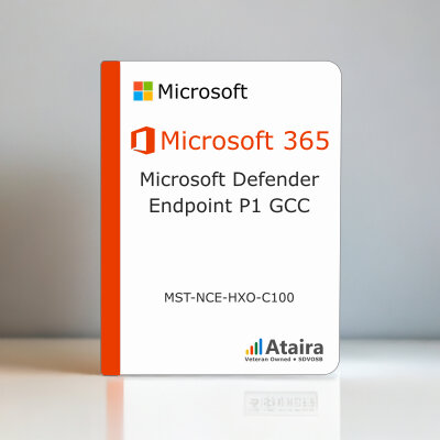 Microsoft Defender Endpoint Plan 1 GCC MST-NCE-HXO-C100