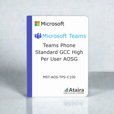 Teams Phone Standard GCC High Per User AOSG